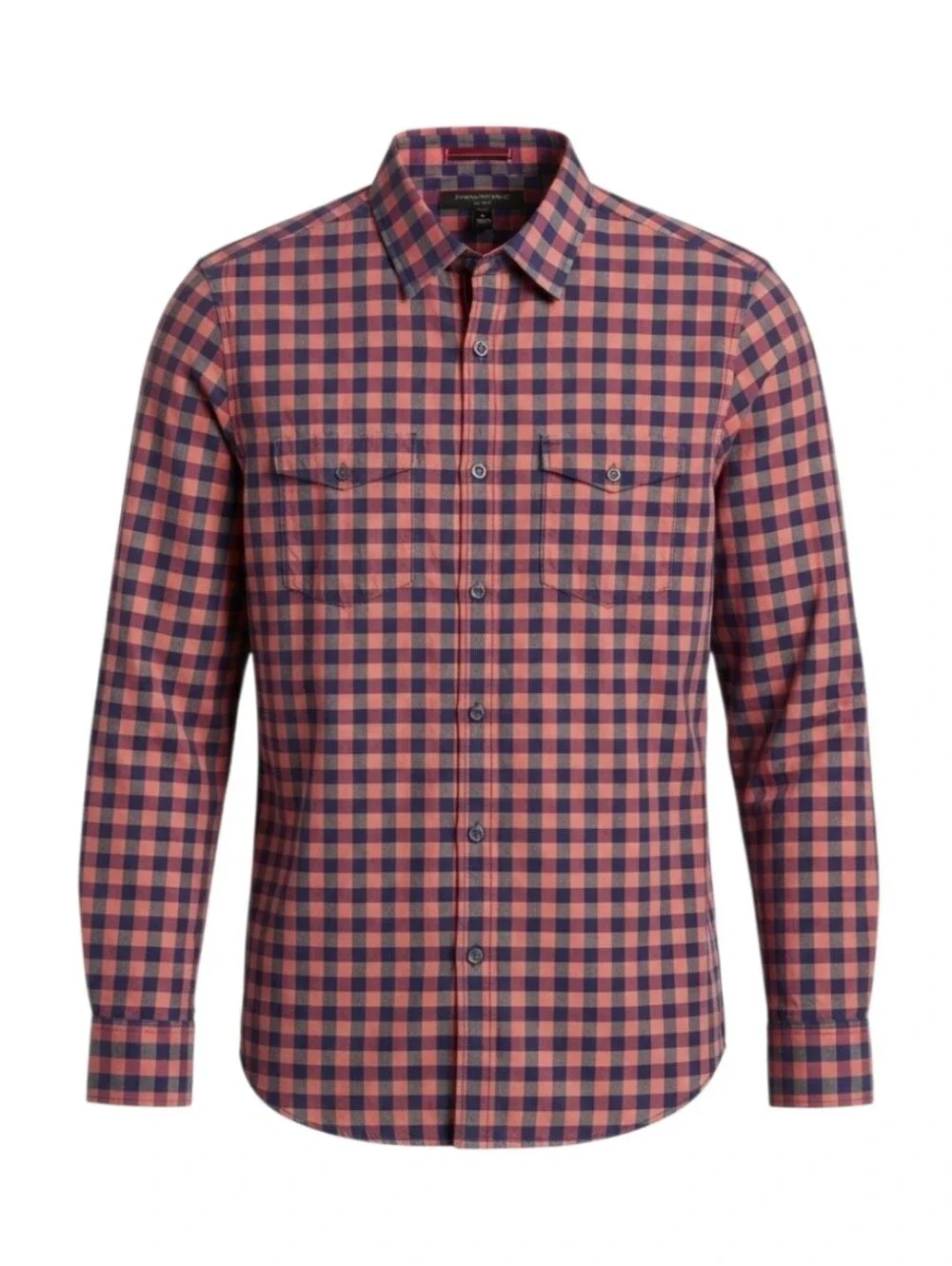 Banana Republic Slim Fit Check Long-Sleeve Button-Down Shirt Size Medium